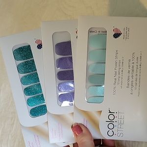 3 sets of Color Street polish